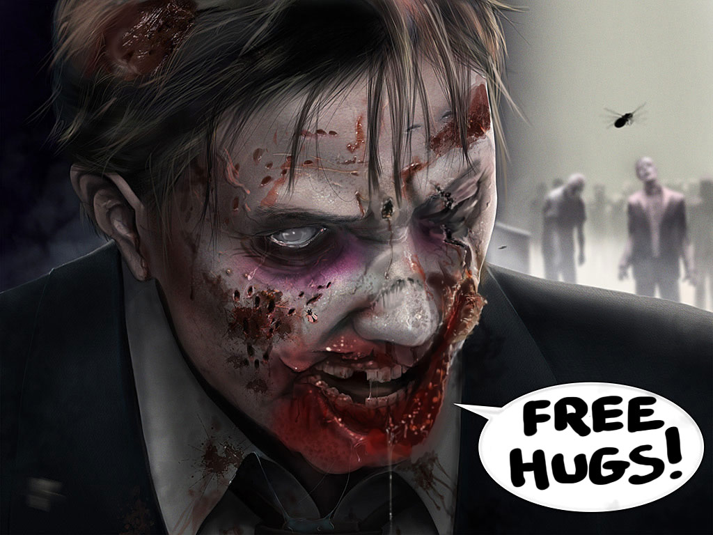 Research paper zombies just want a hug